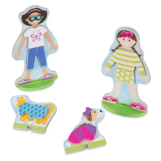 Melissa and Doug Best Friends Magnetic Dress-Up Magnetic Activity Set image {1}