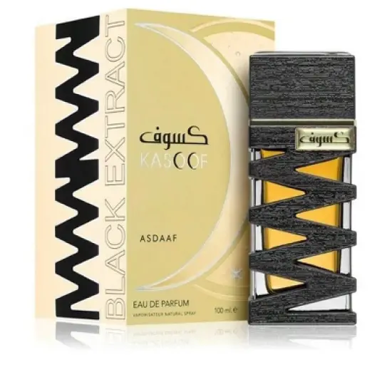 Lattafa Asdaaf Kasoof Black Extract By Lattafa Eau De Parfum Spray (Unisex) 3.4 Oz For Men image {2}