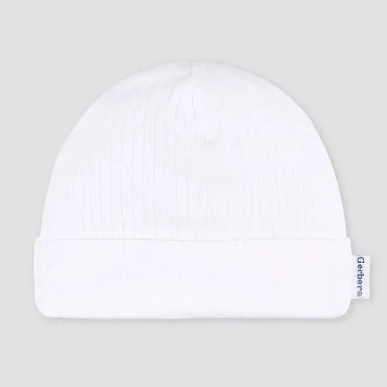 Gerber Baby 3pk Hats & Mittens - White image {6}