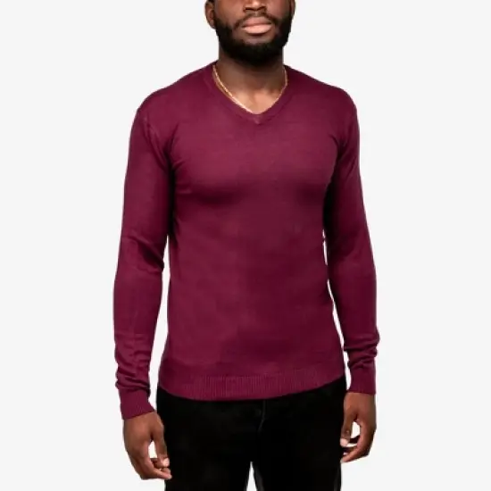 X RAY Men's Slim Fit Pullover V-Neck Sweater, Sweater for Men Fall Winter (Available in Big & Tall) image {18}
