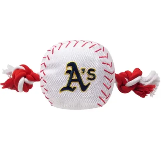 MLB Pets First Nylon Baseball Rope Dog Toy image {7}