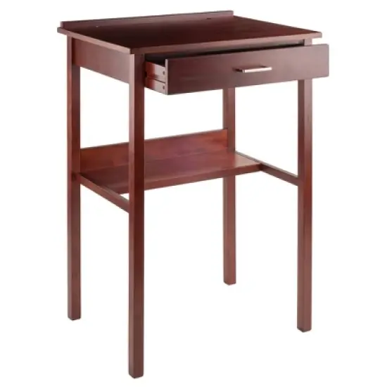 Ronald High Desk Walnut - Winsome image {1}
