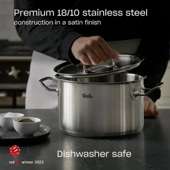 Fissler Original-Profi Collection Stainless Steel Pot with Lid image {2}