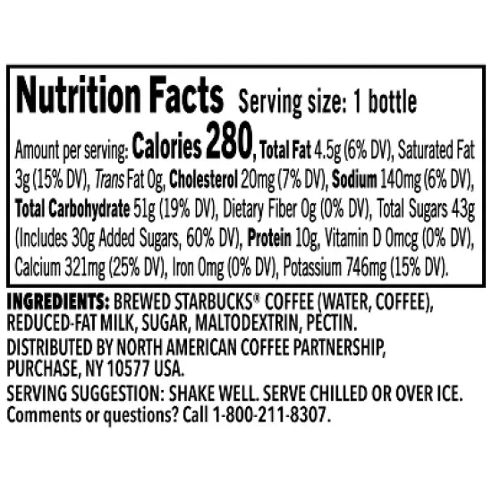 Starbucks Frappuccino Chilled Coffee Drink - 13.7 fl oz Glass Bottle image {3}