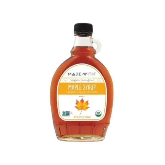 Made With Maple Syrup Grade A Amber Organic - Case of 12/12 fo image {1}