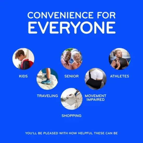 The Original Stretchlace Quick Lock No-Tie Elastic Shoelaces &ndash; Blue Adjustable Shoe Laces (1 Pair) image {4}