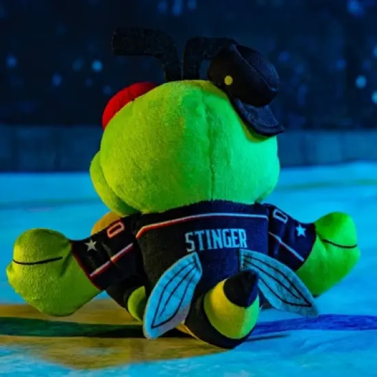 Bleacher Creatures Columbus Blue Jackets Stinger 8" Kuricha Mascot Sitting Plush image {5}