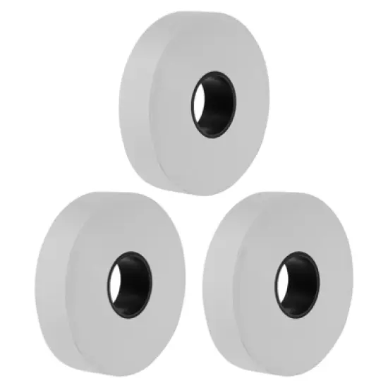 Unique Bargains PE Non-Adhesive Flagging Tapes for Trail Outdoor White 3 Pcs image {5}