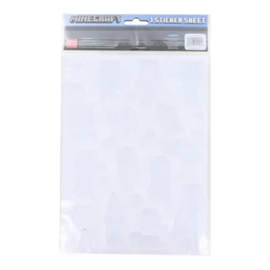 Innovative Designs Minecraft Raised 3D Stickers | One Sheet image {1}