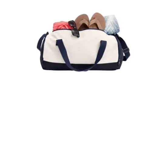 Port Authority Classic Duffel Bag with Dyed to Match Handles and Zippered End Pocket - 40L image {8}