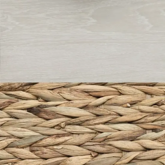 Lilak Storage Bed with Baskets Winter Oak and Rattan - South Shore image {6}