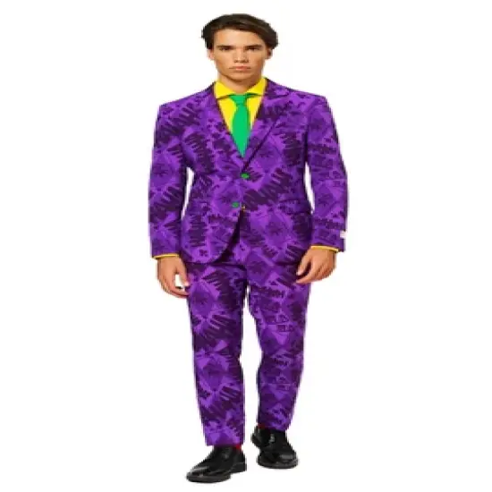 OppoSuits Men's Suit - The Joker Costume - Purple image {7}