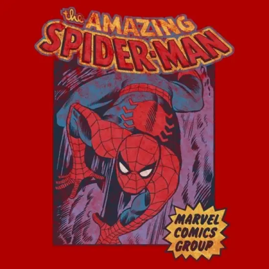 Men's Marvel: Spider-Man Distressed Amazing Spider T-Shirt image {1}