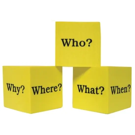 Teacher Created Resources Foam Question Cubes image {1}
