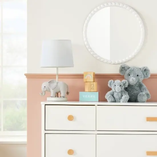 Plush Elephant Table Lamp Includes LED Light Bulb - Cloud Island&trade; image {1}