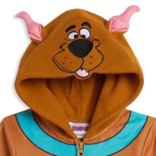 Scooby-Doo Fleece Zip Up Cosplay Pajama Coverall Toddler  image {3}