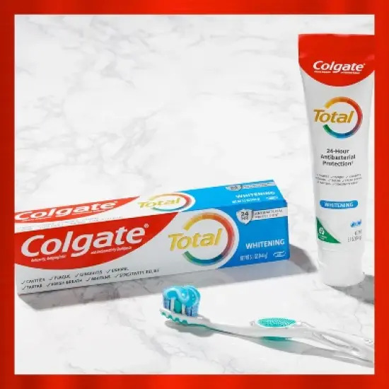Colgate Total Whitening Toothpaste Gel - Mint - 5.1oz image {11}
