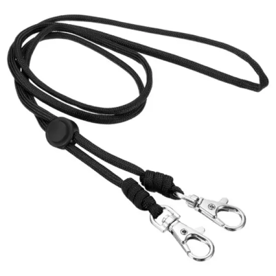 Unique Bargains Polyester Wear-resistant Lightweight ID Card Neck Lanyards with Hook image {6}