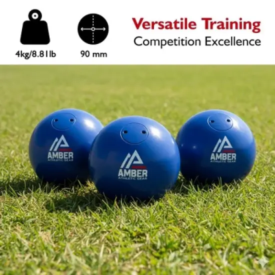 Amber Fight Gear Precision Performance Iron Shot Put,versatile for training& competition,with sturdy cast iron build and durable polyurethane coating. image {10}