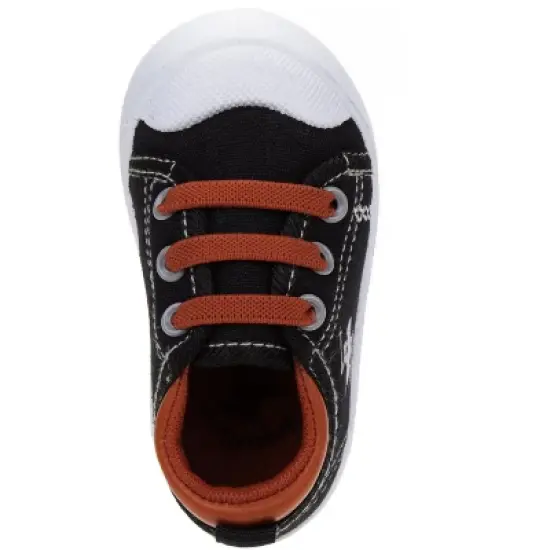 Beverly Hills Polo Club Infant Baby Boys & Girls Canvas Sneakers with Anti-Slip Hard Sole, Newborn Infant First Walkers Denim Shoes image {4}