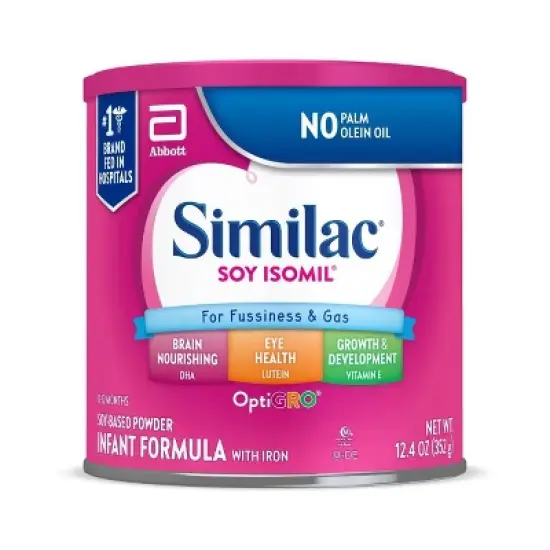 Similac Soy Isomil Powder Infant formula - 12.4oz image {2}