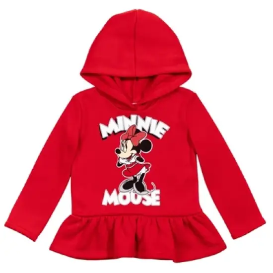 Disney Minnie Mouse Mickey Goofy Donald Duck Daisy Girls Pullover Hoodie Little Kid to Big image {7}