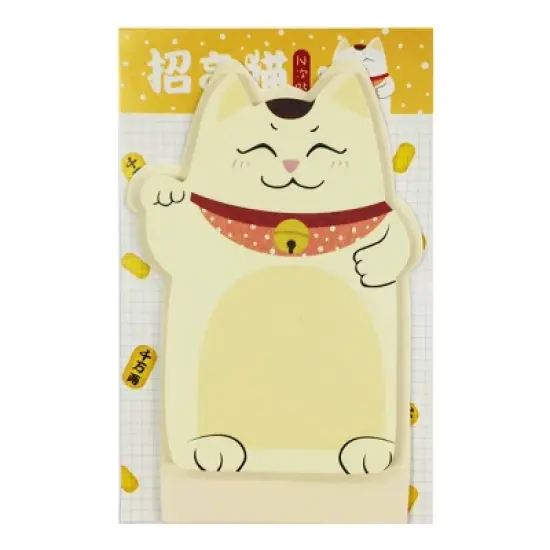 Wrapables Fortune Cat Memo Bookmark Sticky Notes (Set of 2) image {10}