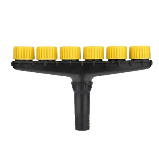 Gardening Watering Sprinkler Nozzle &ndash; 6 Head, 1.5 Inch Interface for Lawn & Garden Irrigation image {6}