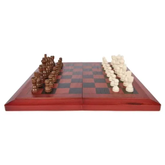 Game Gallery Chess & Checkers Wood Set image {4}