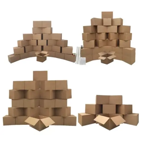 UBMOVE 7 Room Basic Moving Kit with 88 Moving Boxes, & Moving Supplies image {4}