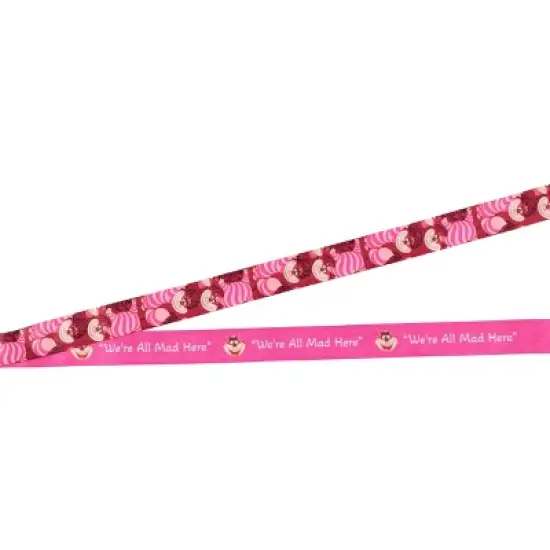 Disney Alice in Wonderland Cheshire Cat Breakaway Lanyard ID Badge Holder image {4}