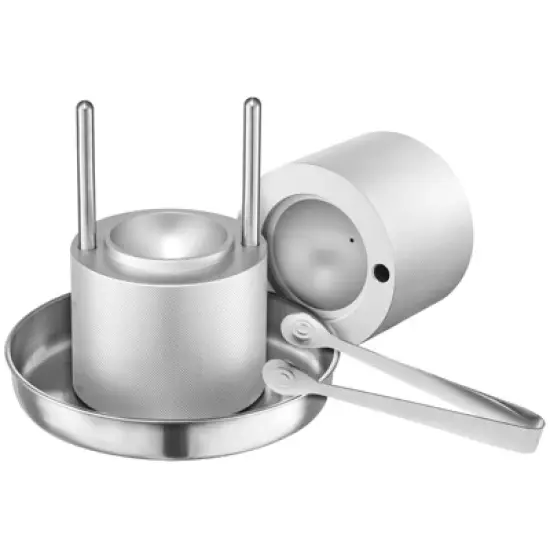 VEVOR Ice Ball Press, 2.1" Ice Ball Maker, Aviation Aluminum Ice Ball Press Kit for 53mm Ice Sphere, Ice Press with Tong and Drip Tray image {8}