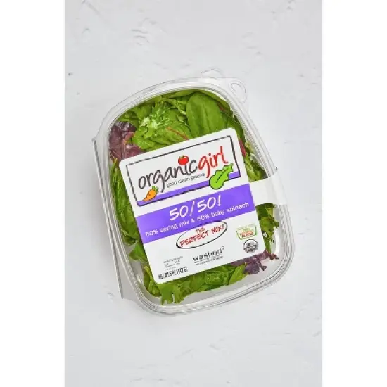 organicgirl Fresh 50/50 Spring Mix Baby Spinach - 5oz image {2}