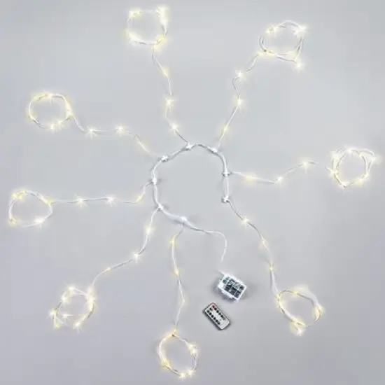 The Lakeside Collection 104 LED Umbrella Lights with Remote image {1}