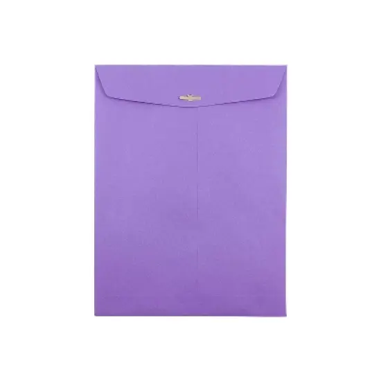 JAM Paper 10x13 Open End Catalog Colored Envelopes w/Clasp Closure Ppl Recycle V0128182 image {1}