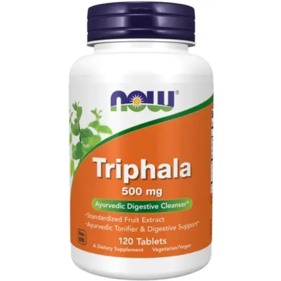 Triphala 500mg by Now Foods  -  120 Tablet image {3}