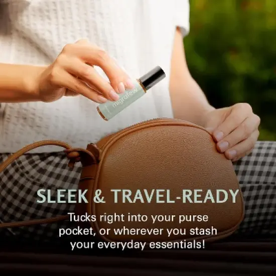 MigraFew Aromatherapy Migraine Roll On, Headache Relief Roll On with Peppermint, Spearmint & Lavender for Head Tension & Pressure, M3, .33 oz image {5}