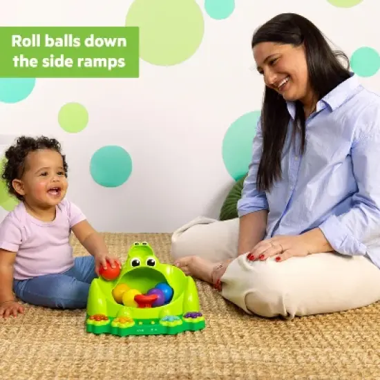 Bright Starts Poppin Ball Frog Ball Play Toy image {4}