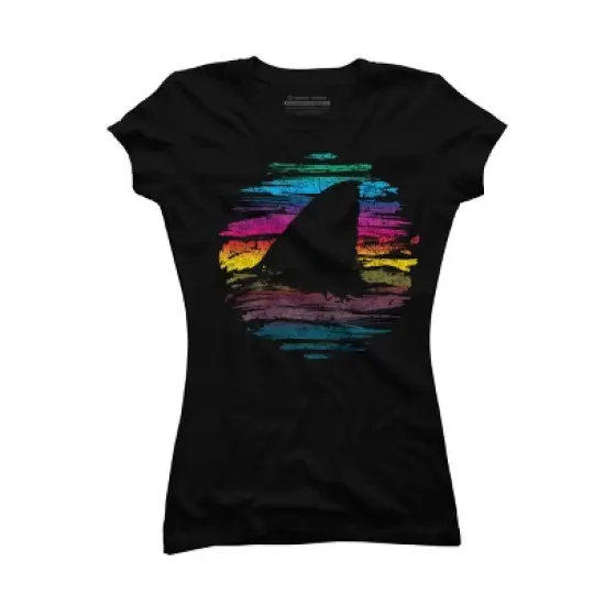 Junior's Design By Humans It's Shark Week Somewhere By BeanePod T-Shirt image {3}