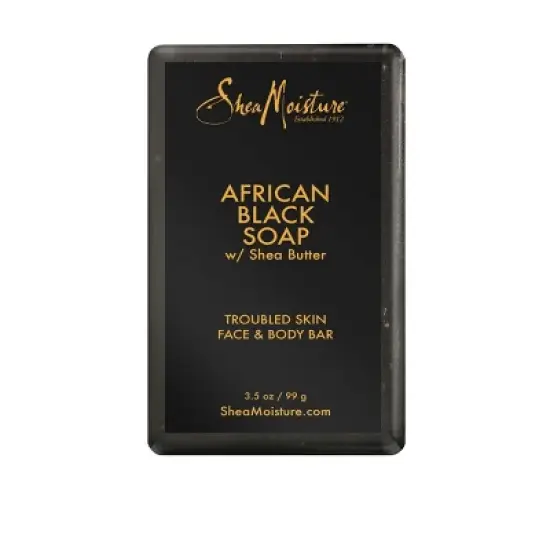 SheaMoisture African Black Soap Original Scent Face and Body Bar Soap - 3.5oz image {12}