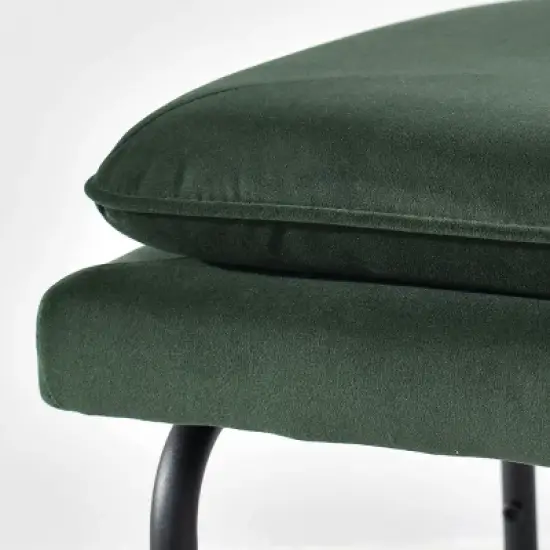 Nano 48" Upholstered Modern Double Layered Cushion Bedroom Bench - The Pop Maison image {7}