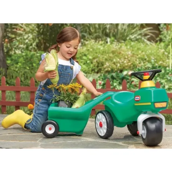 Little Tikes Tractor and Cart - Green image {4}