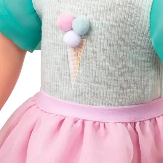 Our Generation Ice Cream Outfit with Roller Skates for 18" Dolls - Scoopalicious image {3}