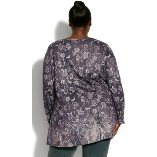 Women's Plus Size Evie Top - peach | AVENUE image {1}