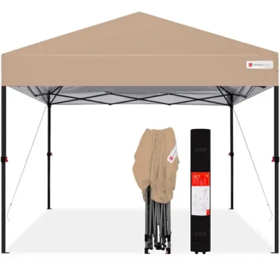Best Choice Products 10x10ft Easy Setup Pop Up Canopy Instant Portable Tent w/ 1-Button Push, Carry Case image {18}