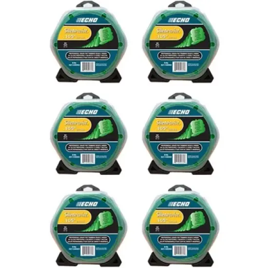 Echo Genuine 6-Pack of Silentwist 1/2 Lb Donut .105" (dia.) Trimmer Line 321105060-6PK image {1}