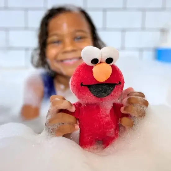 SoapSox Sesame Street Bath Sponge - Elmo image {1}