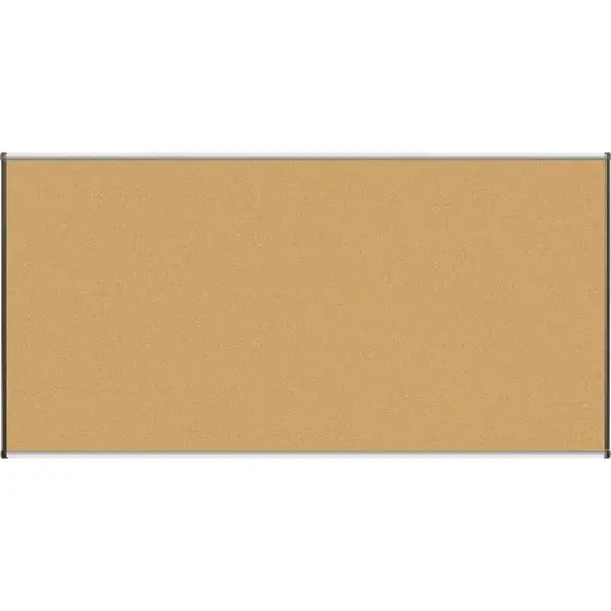 Lorell - Satin-Finish - Bulletin Board - Natural Cork Surface image {2}