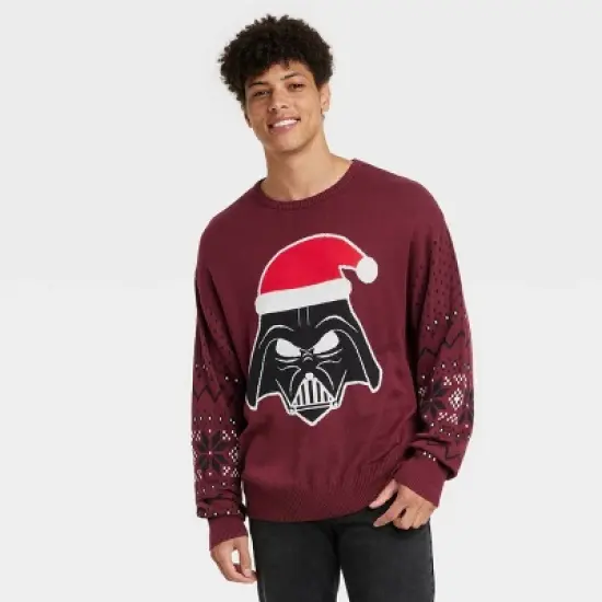 Men's Disney 100 Star Wars Pullover Sweater - Maroon image {4}
