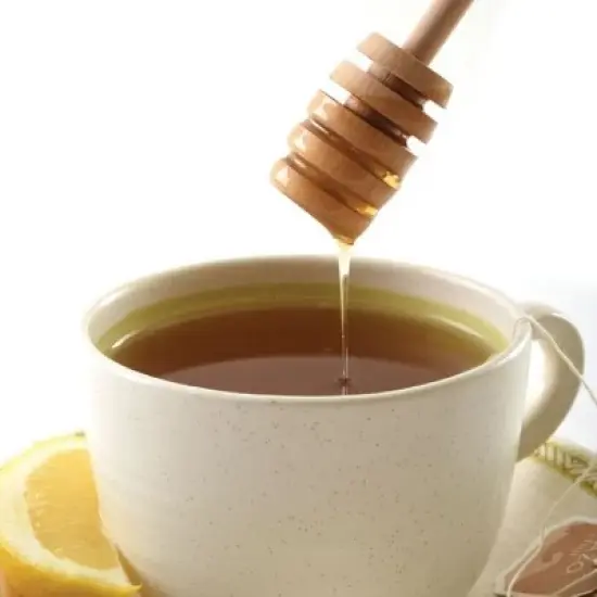 Norpro 6" Long Beechwood Honey Dipper / Syrup Drizzle Stick Dip Server image {2}